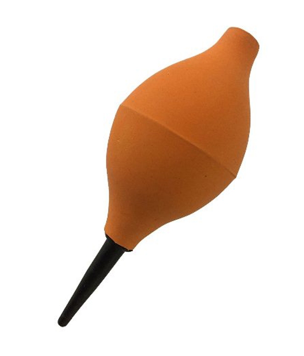 Iconnect World Orange Rubber Air Pump Cleaner Dust Blower