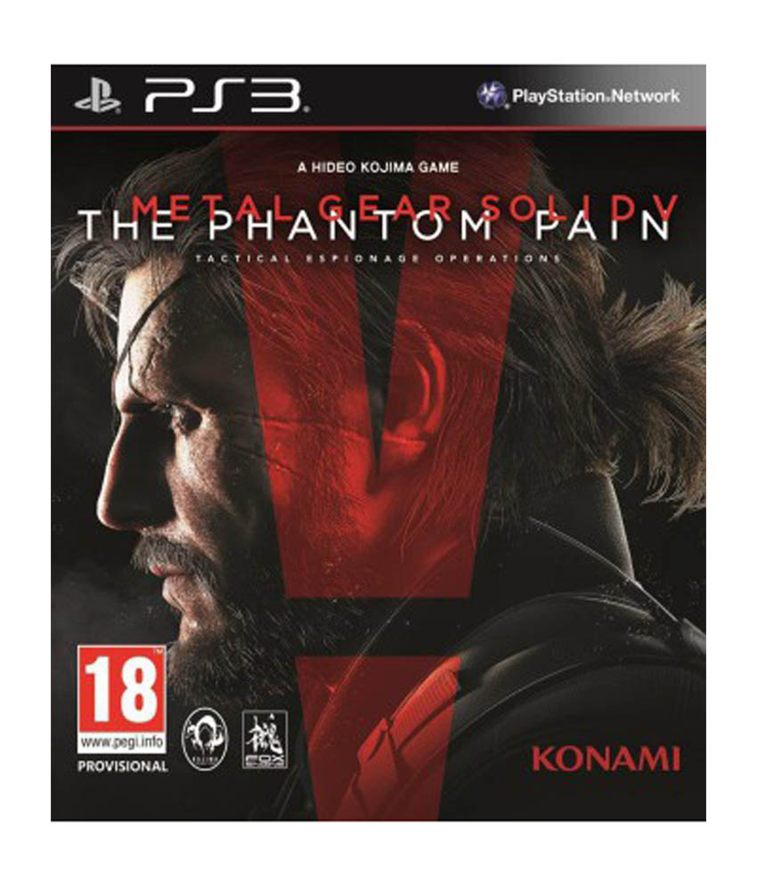 Konami Metal Gear Gaming Titles For Ps3 - Black And Red