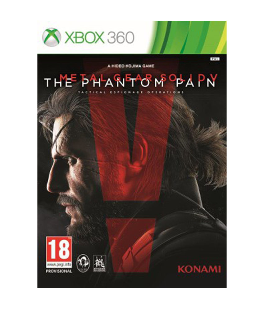 Konami Metal Gear Gaming Titles For Xbox 360 - Black And Red