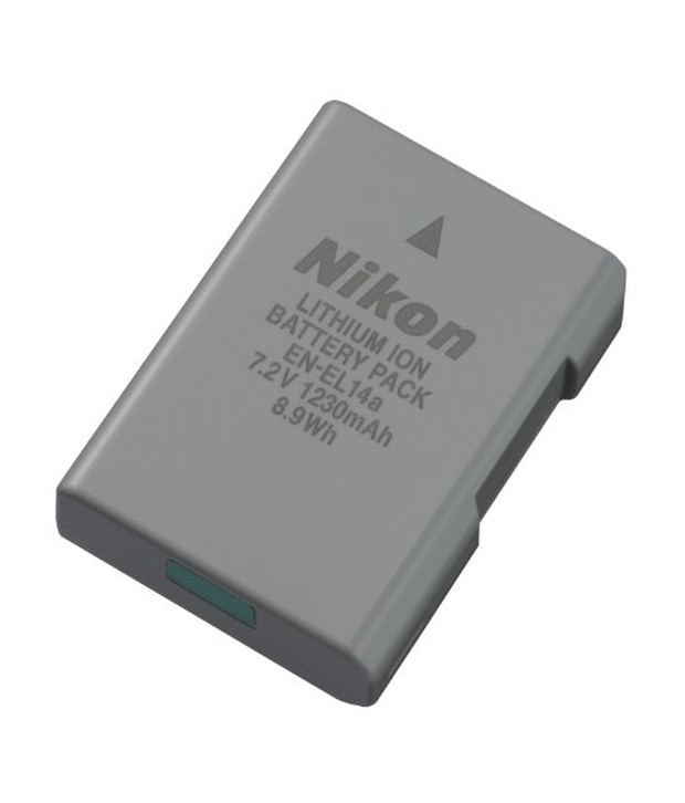Nikon 27126 En-el 14a Rechargeable Li-ion Battery (grey)