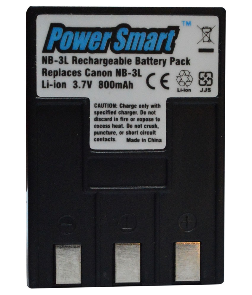Power Smart 800 Mah 3.7v Li-ion Battery For Canon Nb-3l