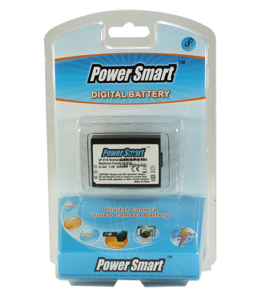 Power Smart 950mah Replacement For Canon Lp-e10 - Black
