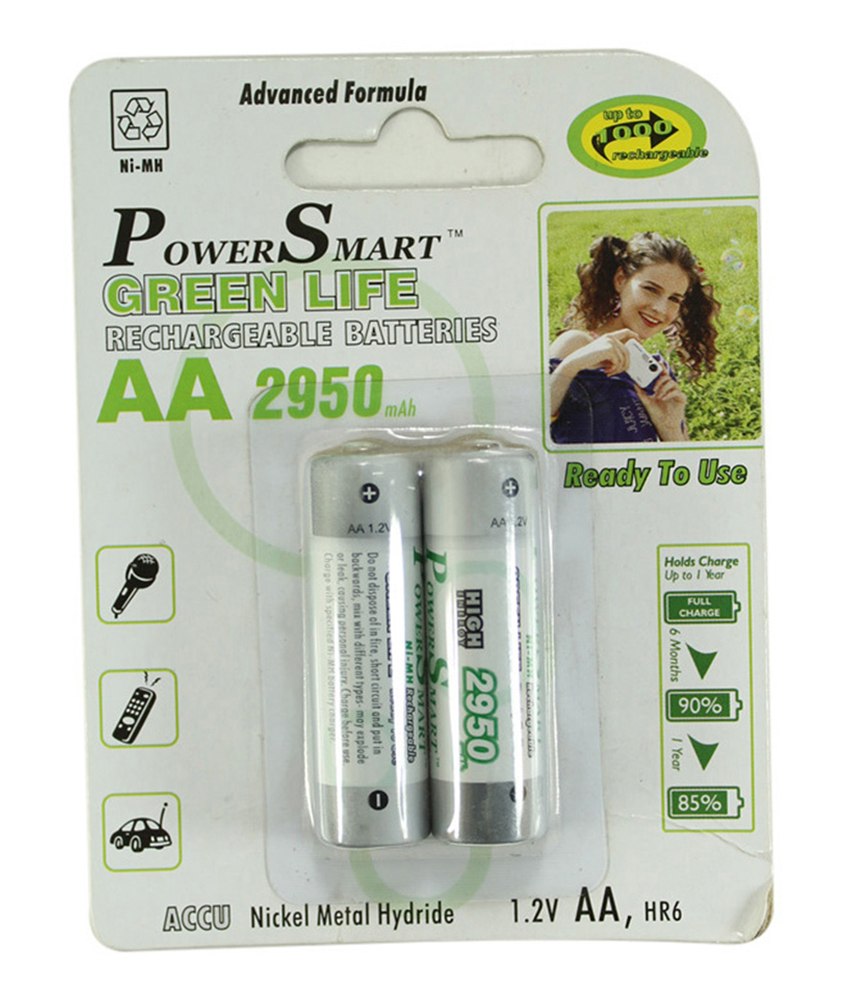 Power Smart Pack Of 2 Aa 2950mah