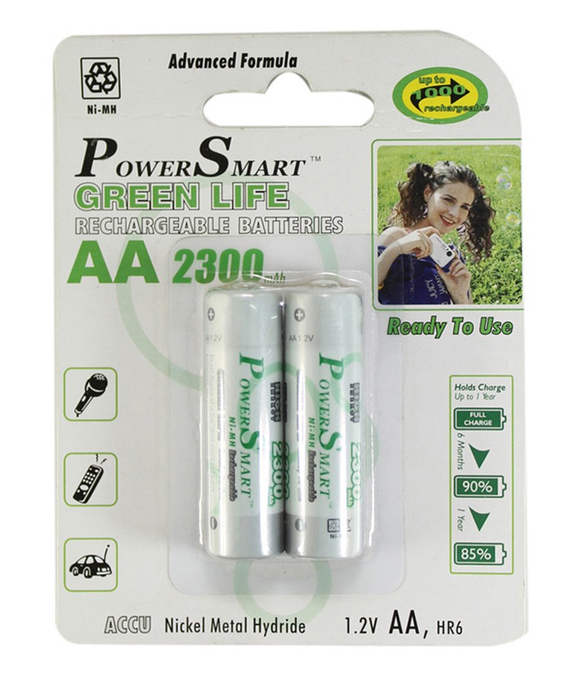 Power Smart Pack Of 2 Aa 2300mah Ni - Mh