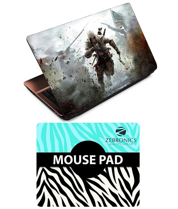 Finearts Gaming Laptop Skin With High Precision Gaming Suface Mouse Pad