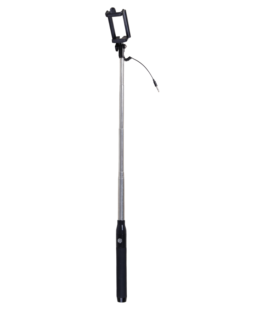 Sg Selfie Stick With Aux Cable-black