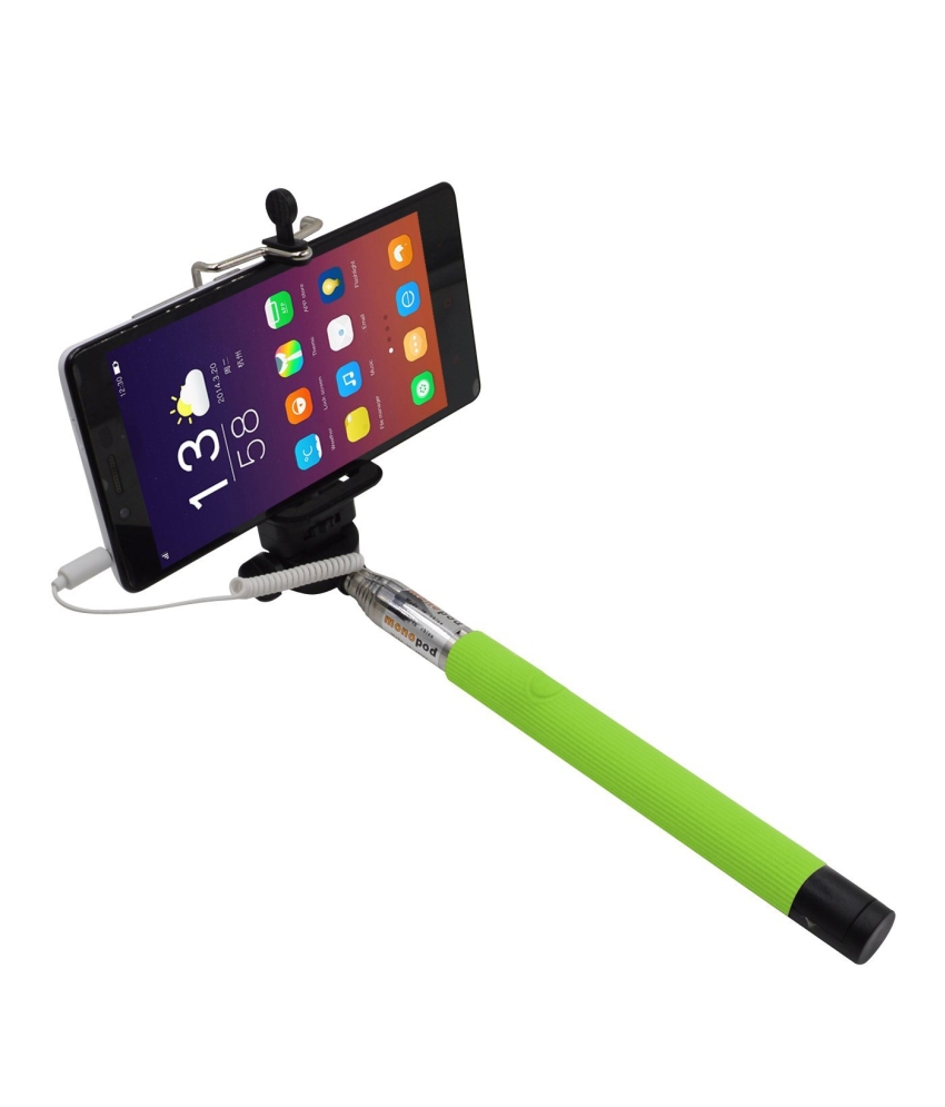 Selfie Stick Green Monopods Shooting Accessories