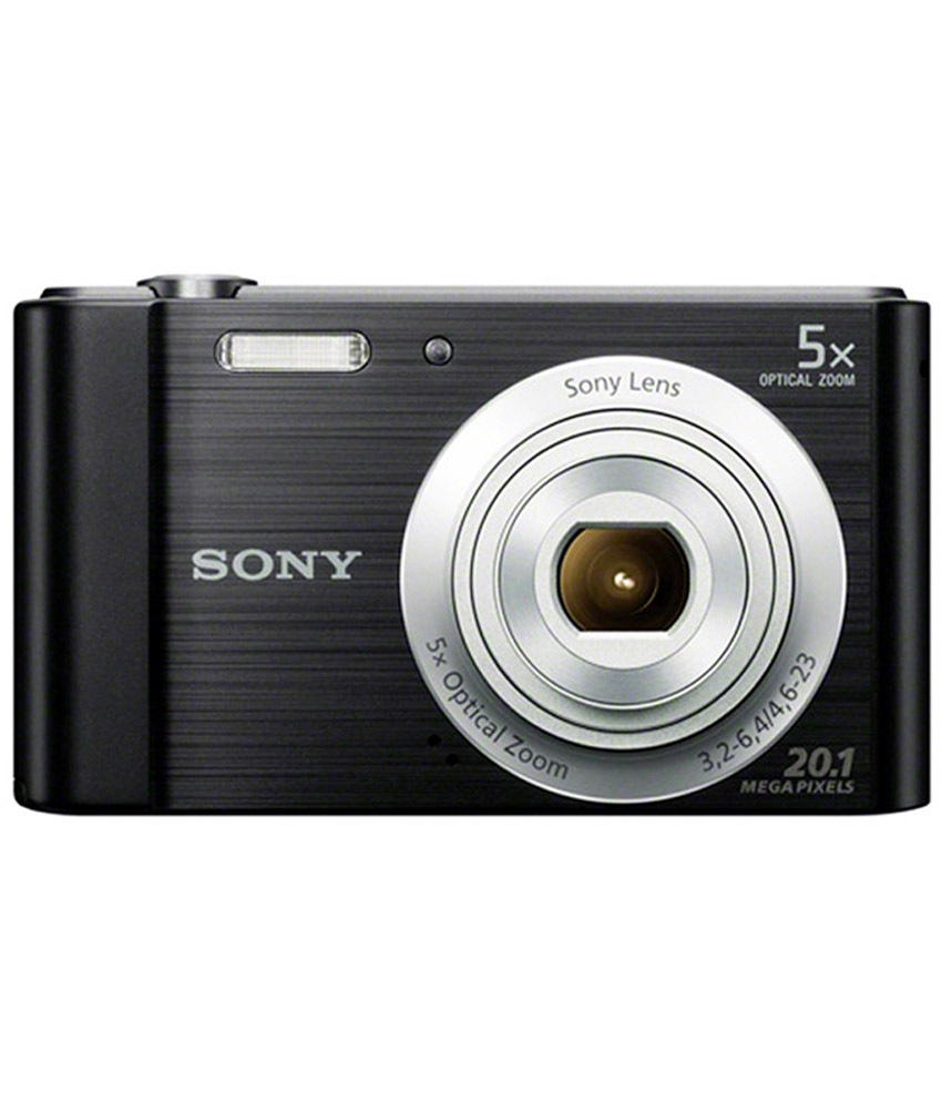 Sony  Cyber-shot 20.1MP DSC-W800/S Digital Camera  (Black)