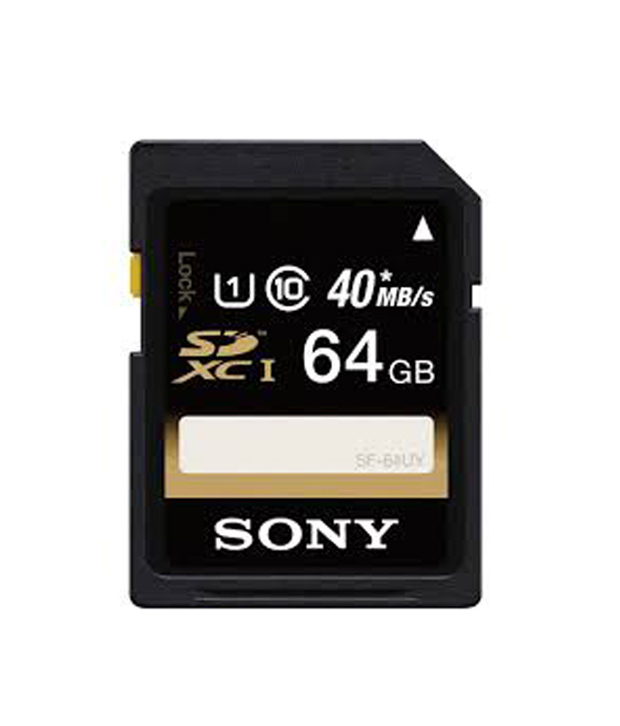 Sony 64 Gb Sdxc Memory Card Class-10 Sf-64uy
