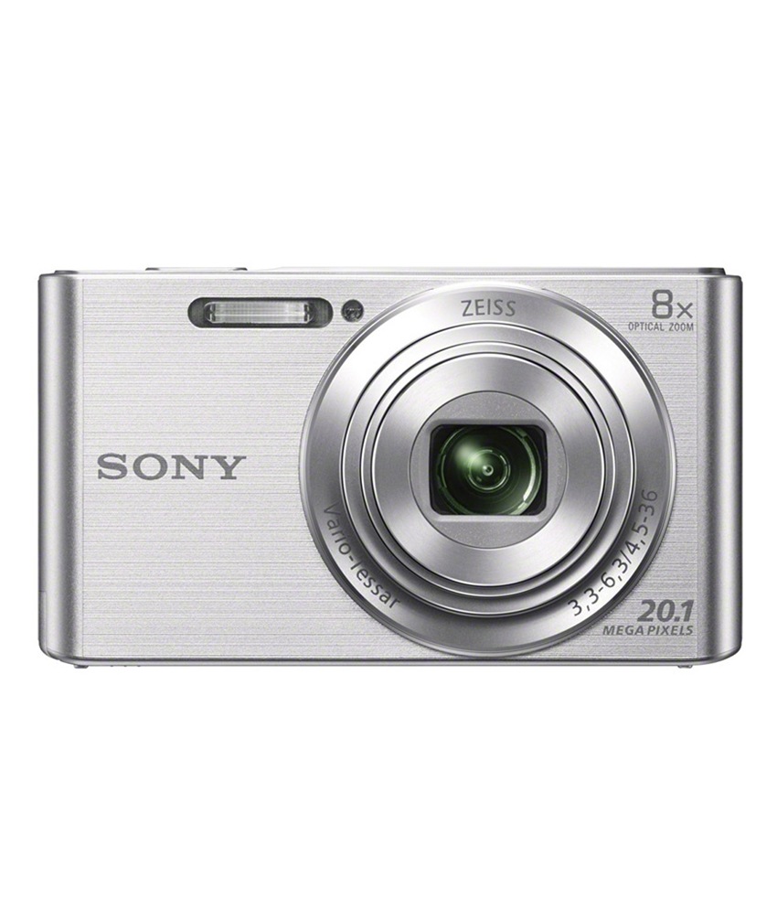 Sony CyberShot DSC W830 20.1MP Point & Shoot Digital Camera (Silver)