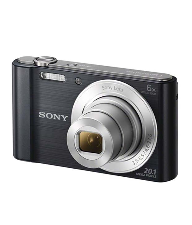Sony CyberShot W810 20.1MP Point & Shoot Digital Camera (Black)