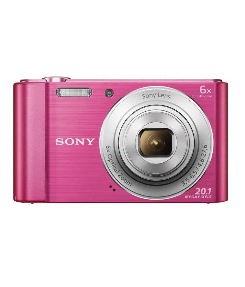 Sony CyberShot W810 20.1MP Point & Shoot Digital Camera (Pink)