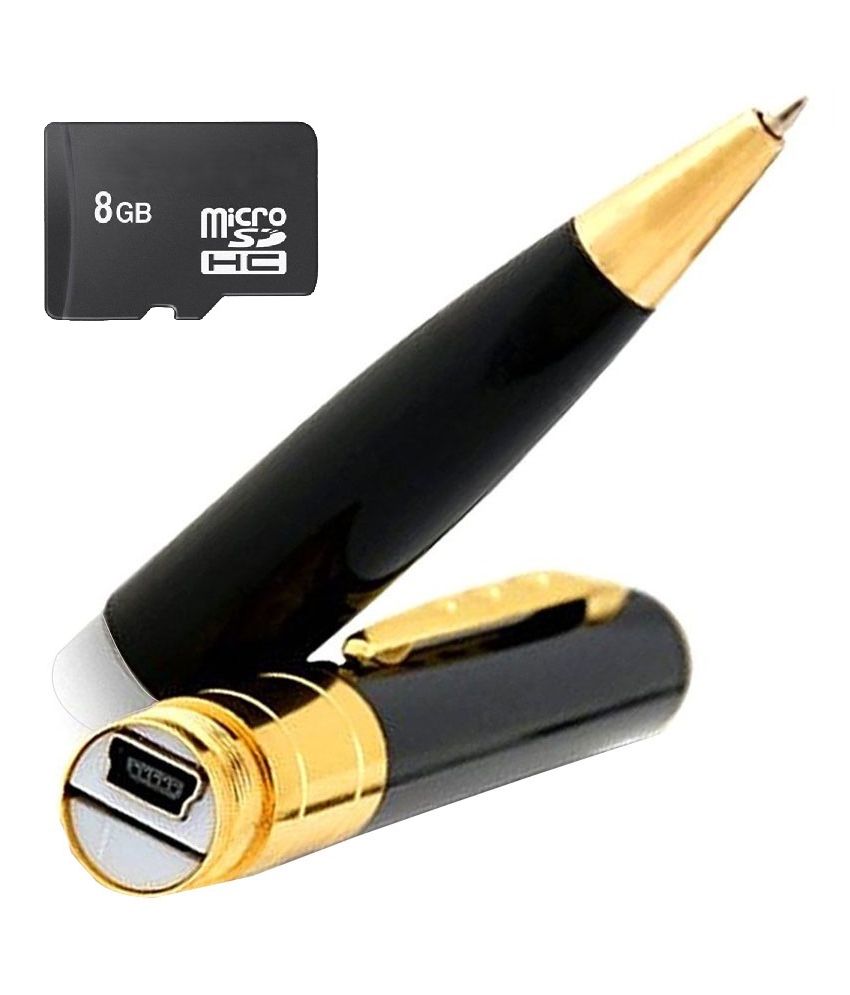 Varni Spy Pen Camera With Free 8gb Card - Black