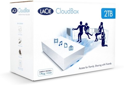LaCie CloudBox 2 TB External Hard Disk Drive