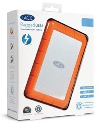 LaCie Rugged USB 3.0 Thunderbolt 1 TB External Hard Disk Drive