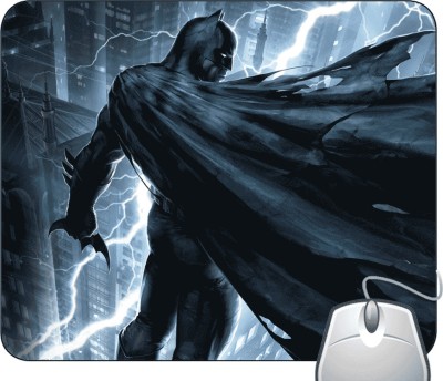 Pinaki Bat Man on Fire Mousepad