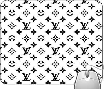 Pinaki La Black And White Design Mousepad