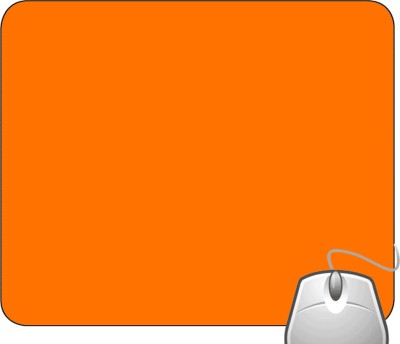 Pinaki Orange Mousepad
