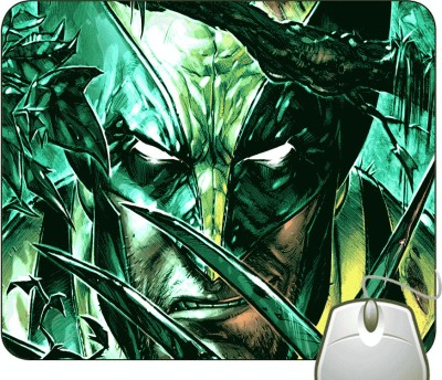 Pinaki Wolverin on Fire Mousepad