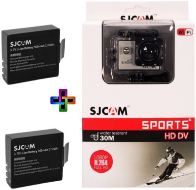SJCAM SJ Sjcam 4000 Sj _3 Sjcam 4000 Wifi Golden _2 Battery Sports & Action Camera