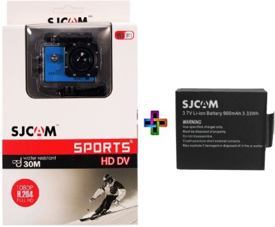 SJCAM SJ Sjcam4000Sj_5 Sjcamj4000WifiBlue_1Battery Sports & Action Camera