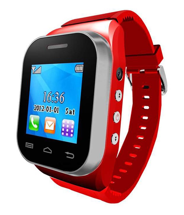 Kenxinda W1-s-red Dual Sim Smart Watch Mobile Phone