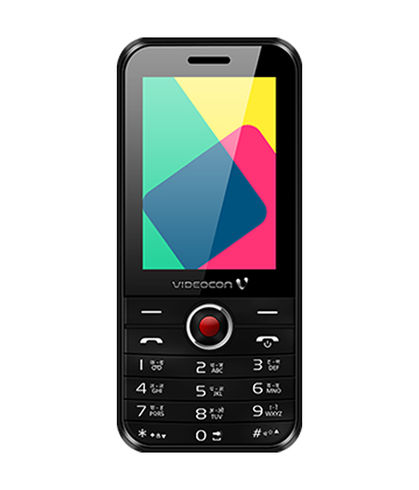 Videocon V1573 Dual Sim Mobile Phone - Black