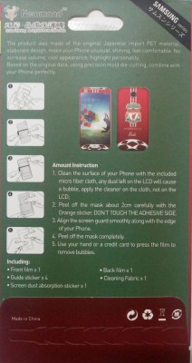 Newmond NMS-5 Color Shining & Crystal Protective Film
			Samsung Galaxy S4 I9500 Mobile Skin