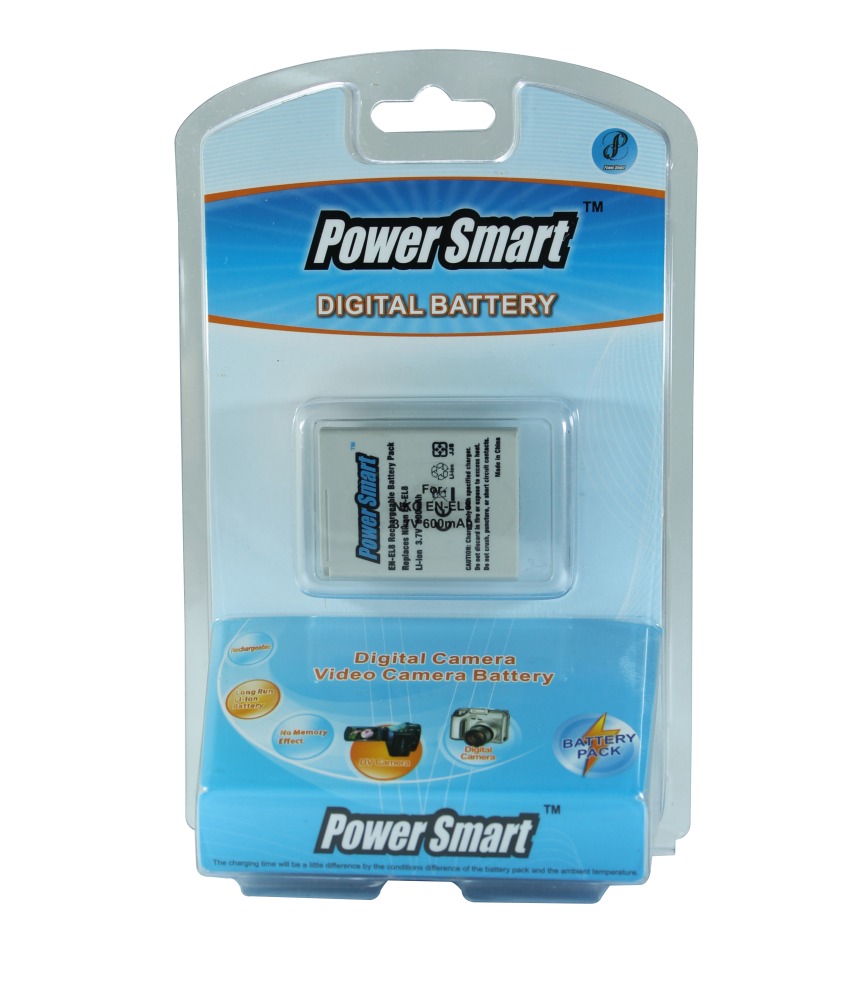 Power Smart 600mah Replacement Battery For Nikon En-el8 - White