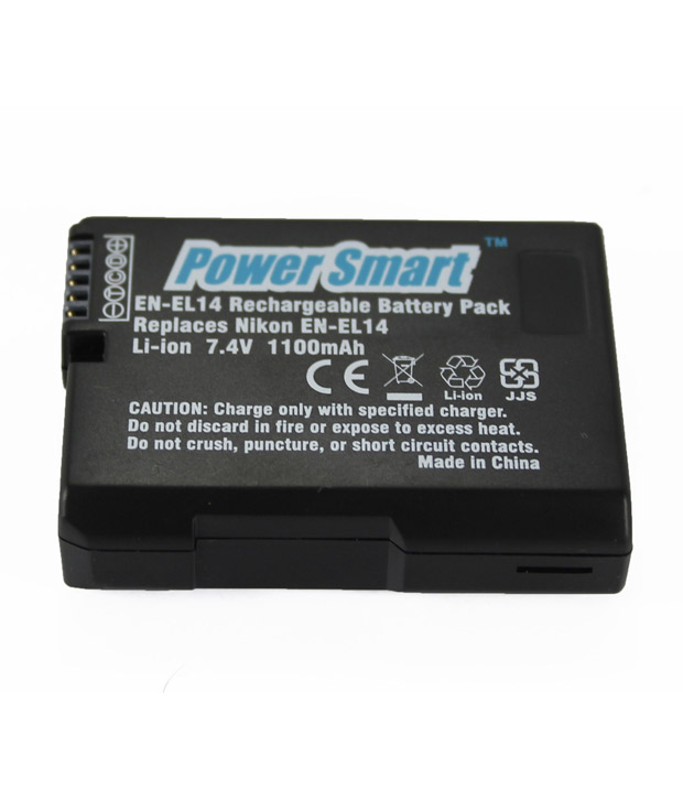 Power Smart Replacement For Nikon En-el14 1100 Mah Rechargeable Battery