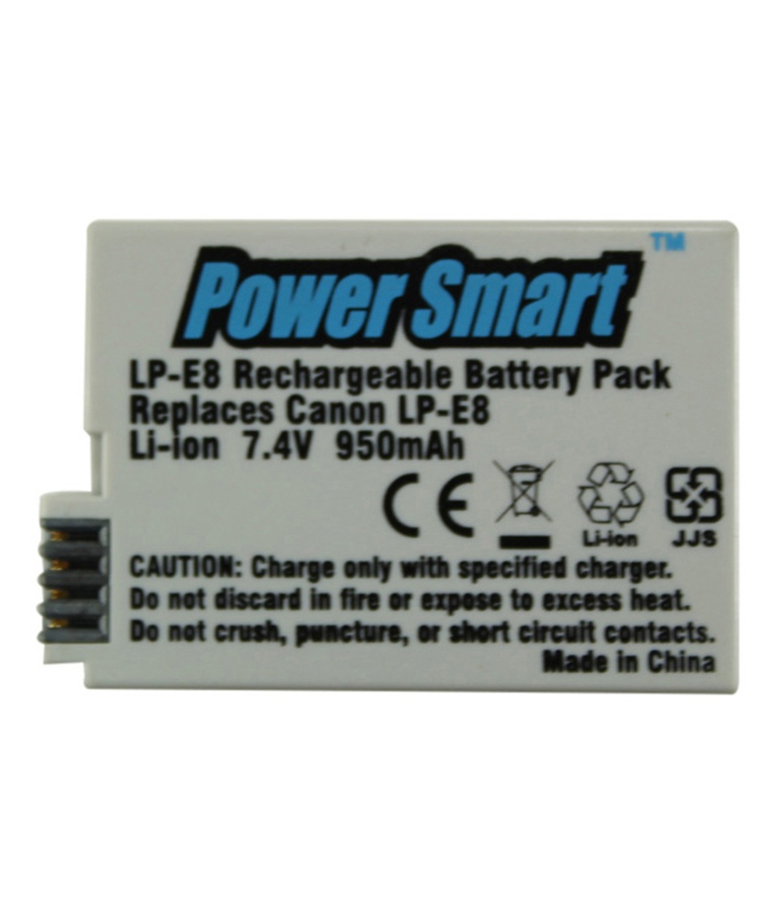 Power Smart Replacement For Canon Lp - E8 Batteries