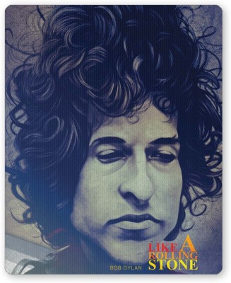 PosterGuy Like a Rolling Stone Bob Dylan Blue Mousepad