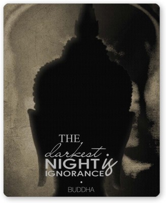 PosterGuy The Darkest Night Quote | Buddha( Dark) Religious Mousepad